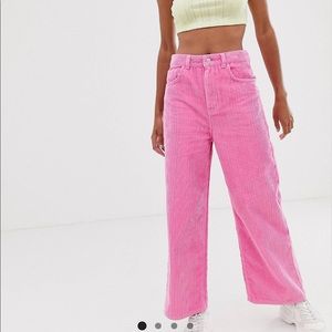 Reclaimed Vintage pink cord jeans